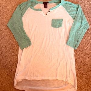 Rue 21 3/4 sleeve top